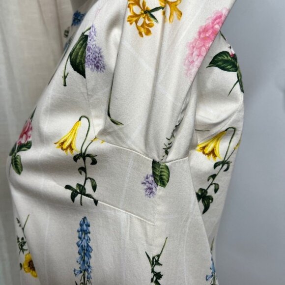 Tuckernuck Fresh Bud Royal Shirt Floral Mini Dress Button Front Women's Small - Picture 8 of 12